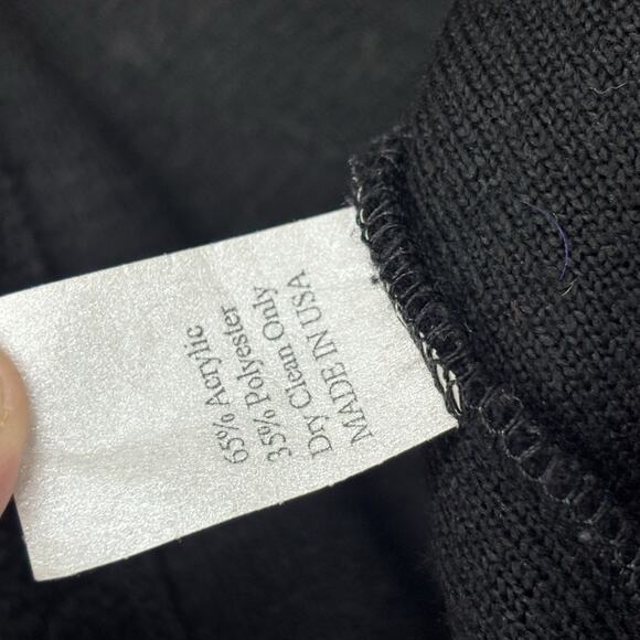 Wearable Art Cardigan Zip Wool Sweater Flower Poppy High Collar Art To Wear Red - Picture 6 of 8